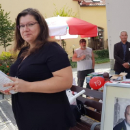 Setkání si užívala i Ladislava Šimková, trojka na krajské kandidátce